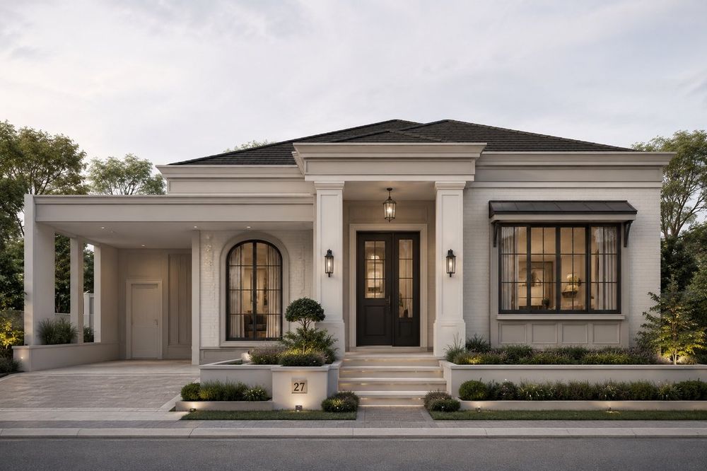 Hunian Klasik Elegan - Rumah & Proyek Komersial